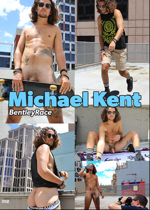 British skater Michael Kent naked on the Bentley Race roof
