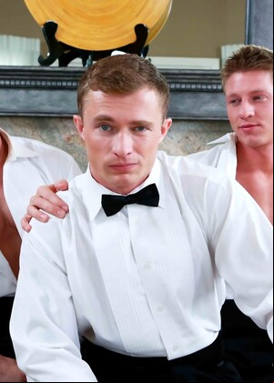 Gay groom Markie More screws his groomsmen Steven B & Cole Christiansen